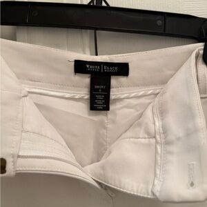 White House Black Market Crisp White Trousers
